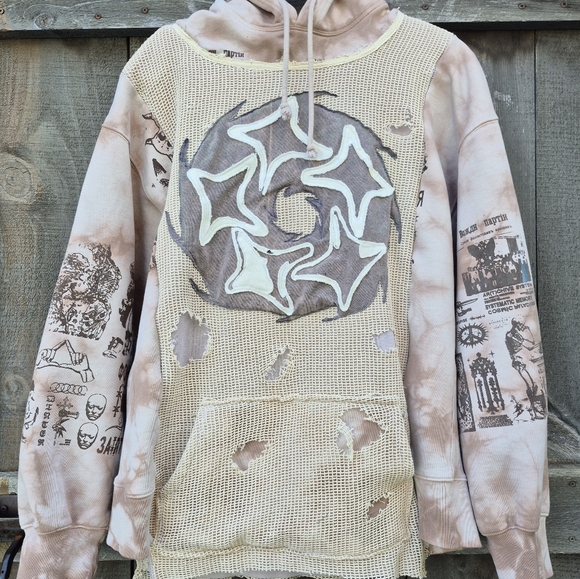 (SOLD) Mesh Hoodie - Picture 4 of 6
